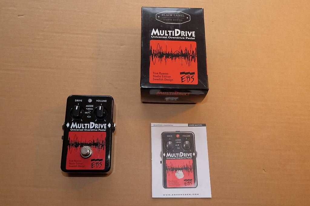 Strumenti musicali: EBS Multi Drive Studio Edition Zerr Pedal Bass - NEU – Usato da Basel venduto da Bertob 1
