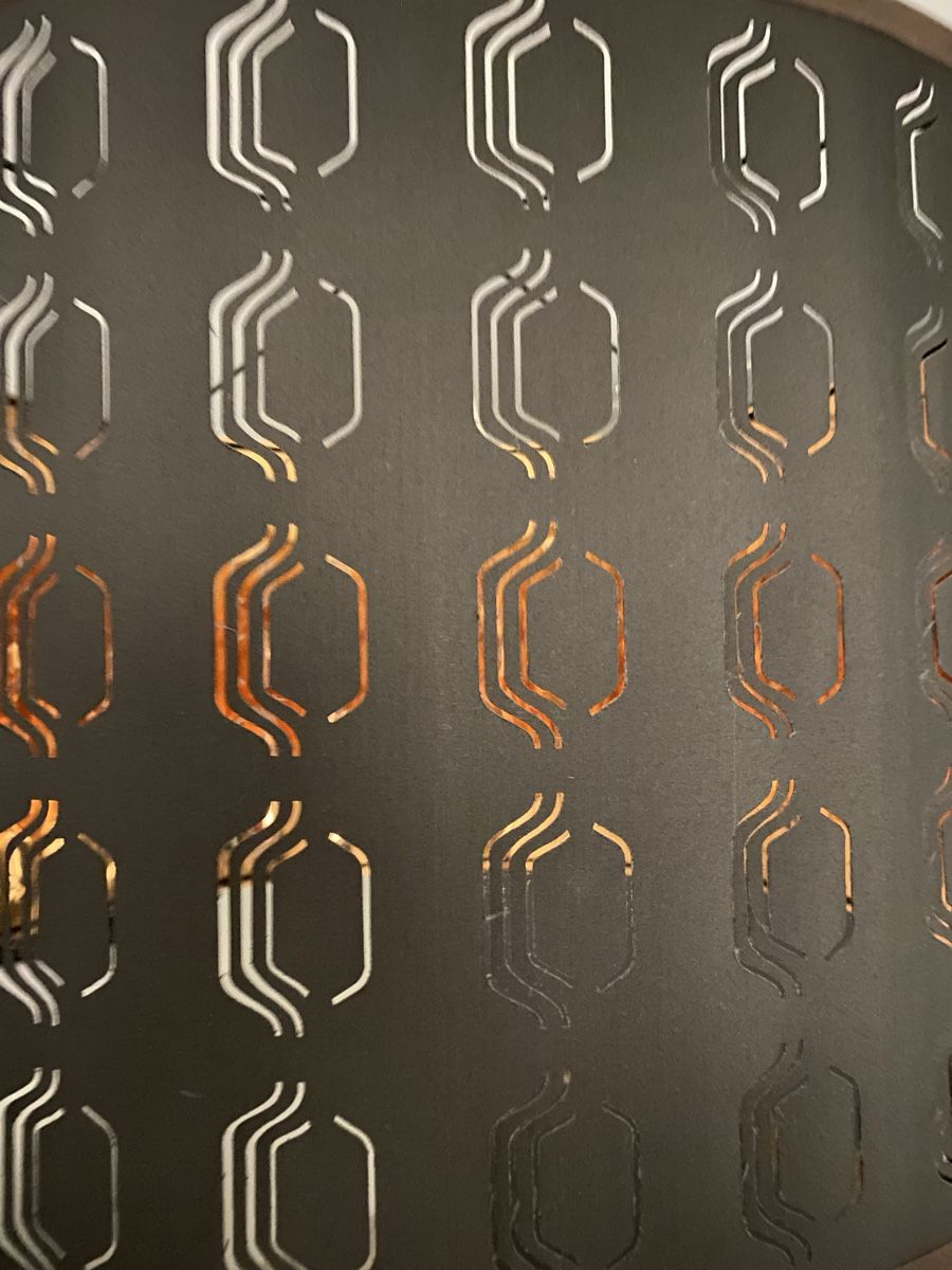 Ikea Kronleuchter & Deckenlampen: Pendelleuchte schwarz mit Rosemuster, 59cm – Neu (gemäss Beschreibung) aus Fläsch von Gampolin 2