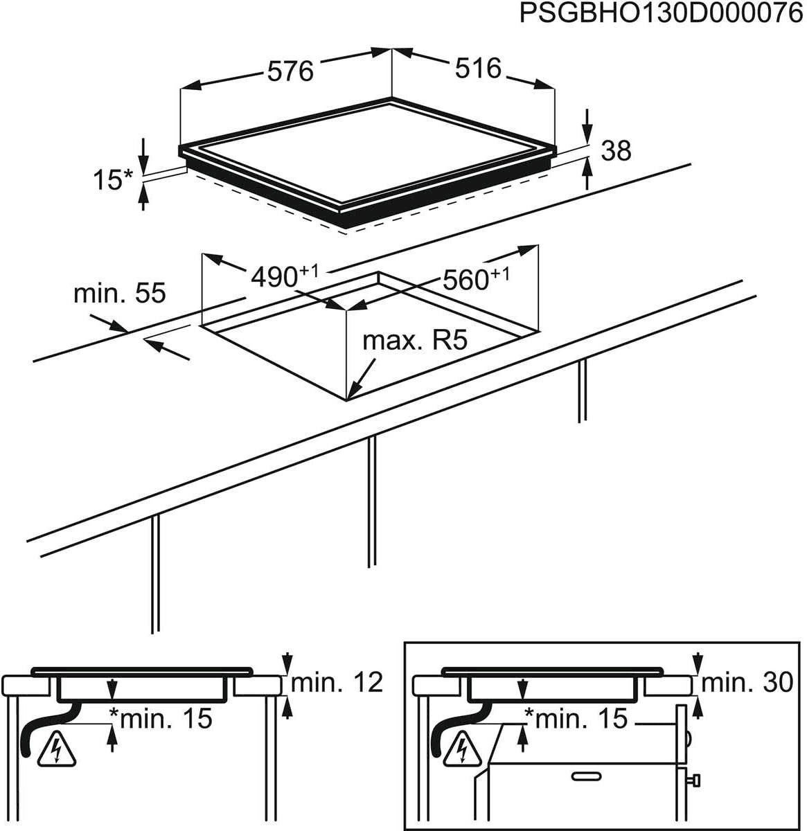 Cucine: AEG HE604062XB Glaskeramik Kochfeld – Nuovo e nell'imballaggio originale da Bottighofen venduto da zaap 3