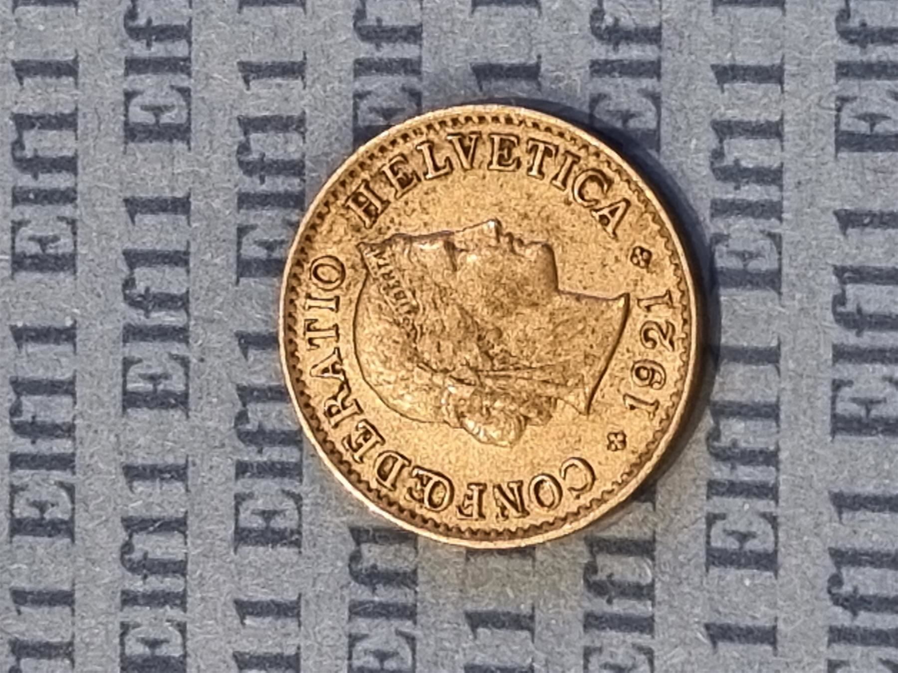 Tutti le monete: CHF___0.05 1921 vz-unz 5 Rappen – Usato da Widnau venduto da Elf11 2