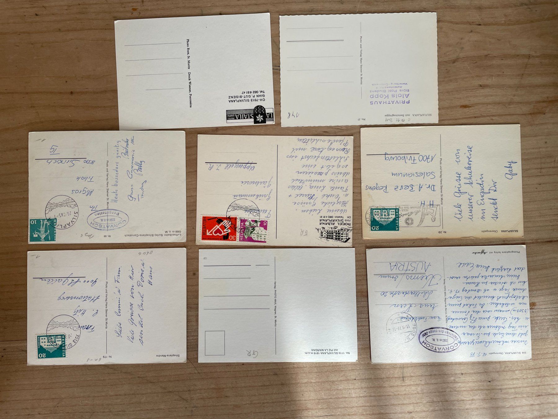 Cartoline postali: AK GR 8 Ansichtskarten von Silvaplana (Engadin) – Usato da Thal venduto da Danny82 1