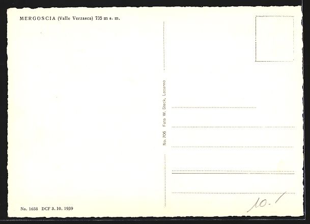 Cartes postales: Mergoscia /Valle Verzasca, Panorama mit  – D'occasion à Berlin par bartko-reher 1