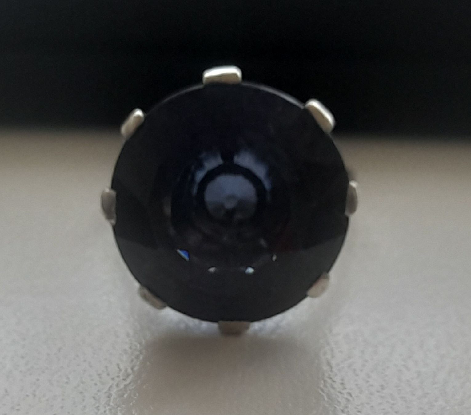 Ringe: Bague en argent 800,et Saphir véritable.  – Gebraucht aus Lausanne von Glam-Luxe 2