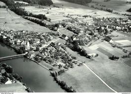 Aarwangen BE Flugufnahme Nr.13577 , 1950