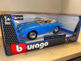 Porsche 356 Cabriolet 1961 - 1/18 seltene Farbe