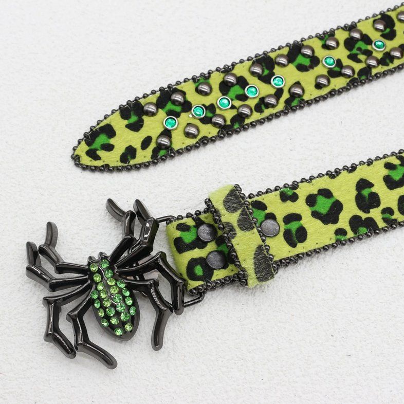 Cinture: Strass-Spinnengürtel mit Nieten - Ceinture strass araignée – Nuovo e nell'imballaggio originale da Lausanne venduto da FASHION-WORLD-SHOP 3