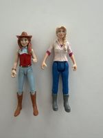 Schleich 1 Western Dame & 1 Veterinärin