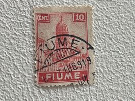 Alte Briefmarke: Posta di Fiume