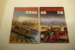 Fleischmann H0-N: 2xKataloge 1978/79 und 1979/80