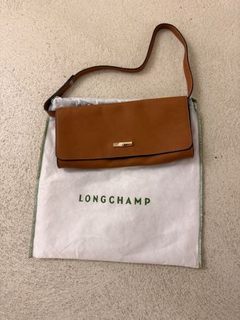 Longchamp braun Leder  Cognac