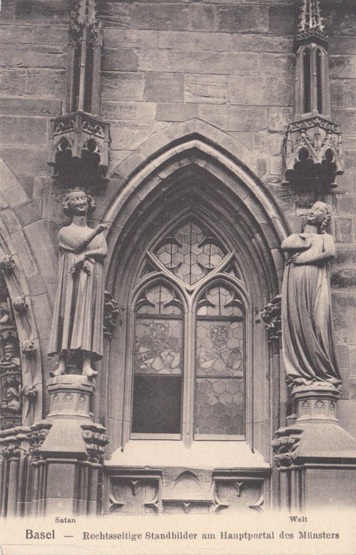 Cartoline postali: Basel Münster  ca. 1920 – Usato da Bürglen TG venduto da StampGraf