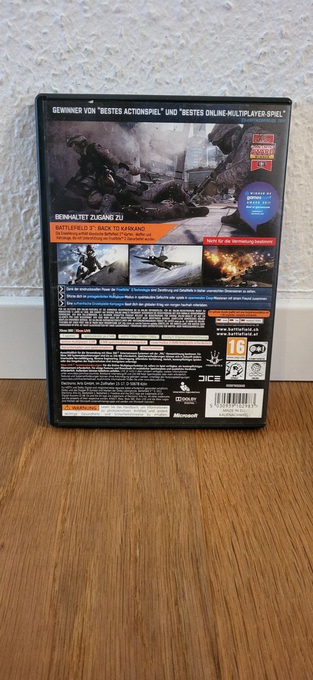 Microsoft Giochi: Xbox 360 - Battlefield 3 – Usato da Münsingen venduto da Heroism2010 1