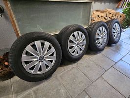 4 VW T6 Stahlfelgen 16 Zoll mit Raddeckel