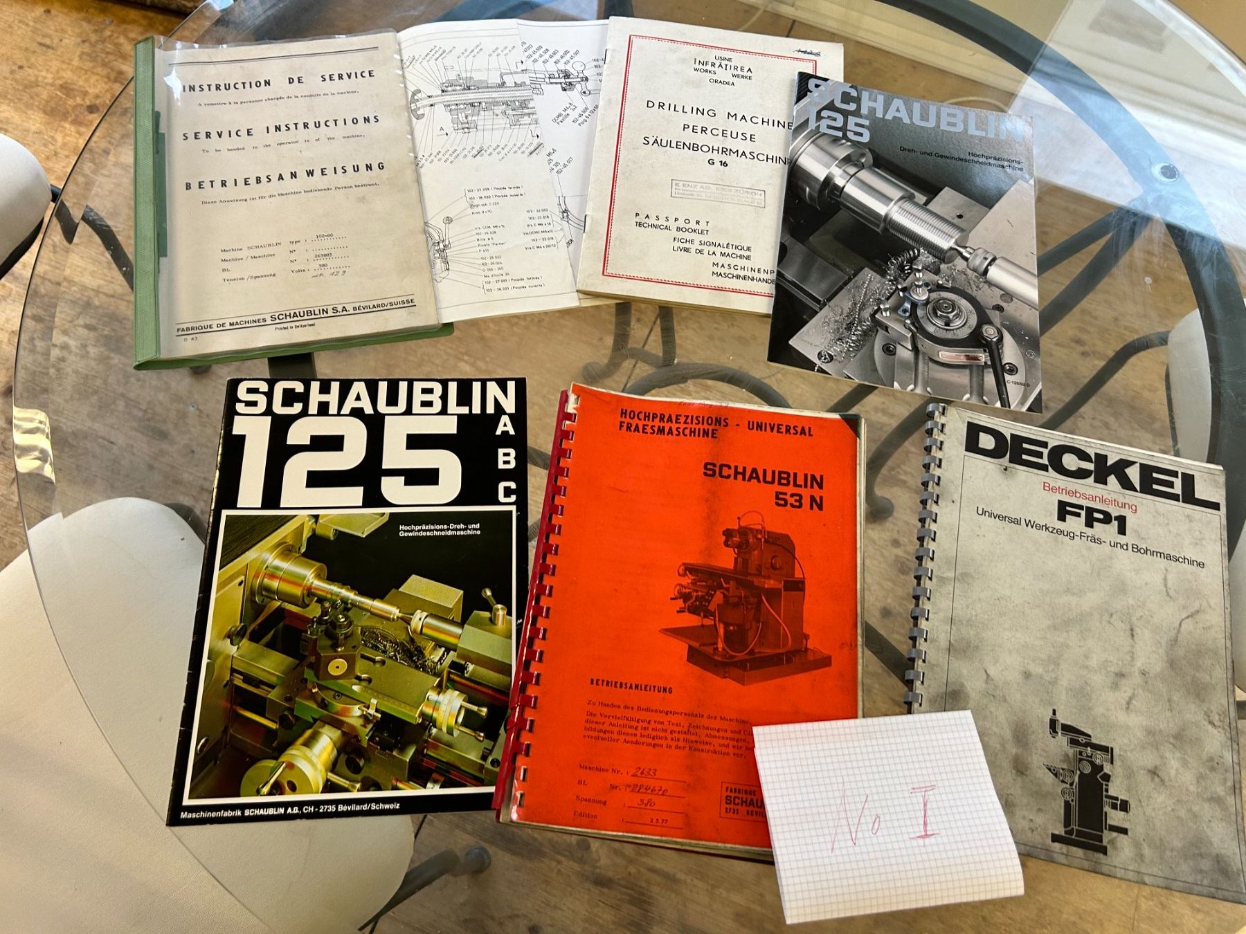 Alle Maschinen: Schaublin / Deckel – Gebraucht aus Münchenstein von fransch