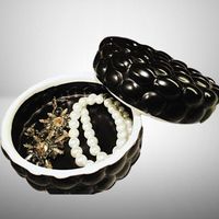 💍🖤 Schlichte, elegante Schmuck-Schatulle "Black"💫