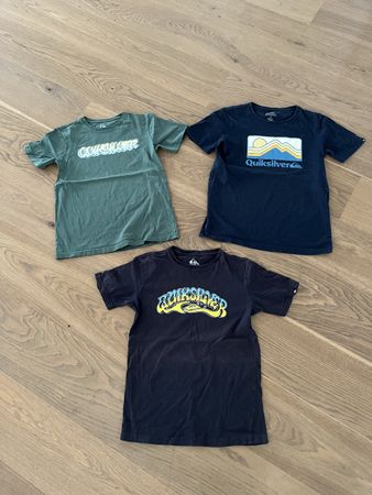 3 T-Shirts Quiksilver Grösse 134/140