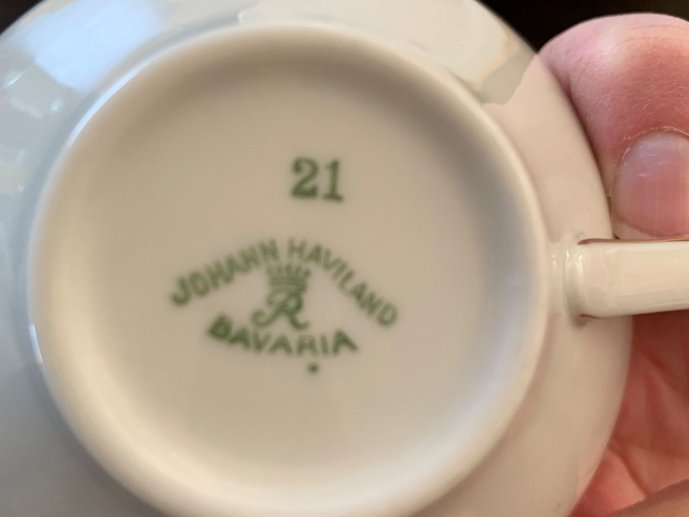 Set di piatti: Johann Haviland Bavaria Caféservice – Usato da Möhlin venduto da NineJa01 4