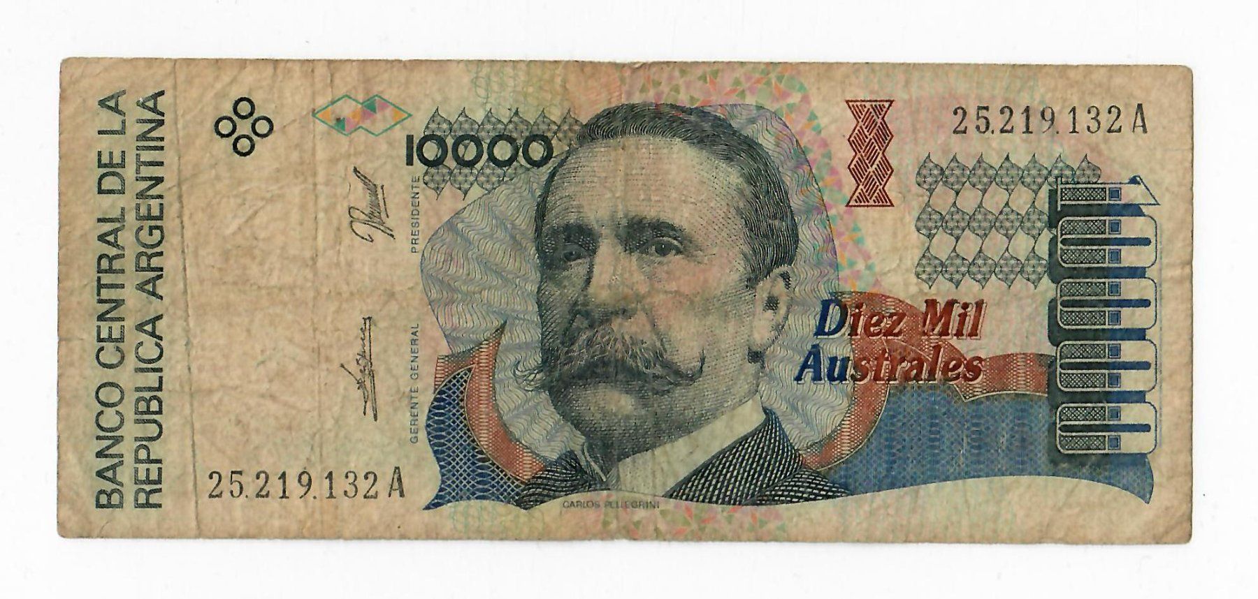 Banconote: Banknote Argentinien, 10'000 Australes – Usato da Landquart venduto da balboajimmy