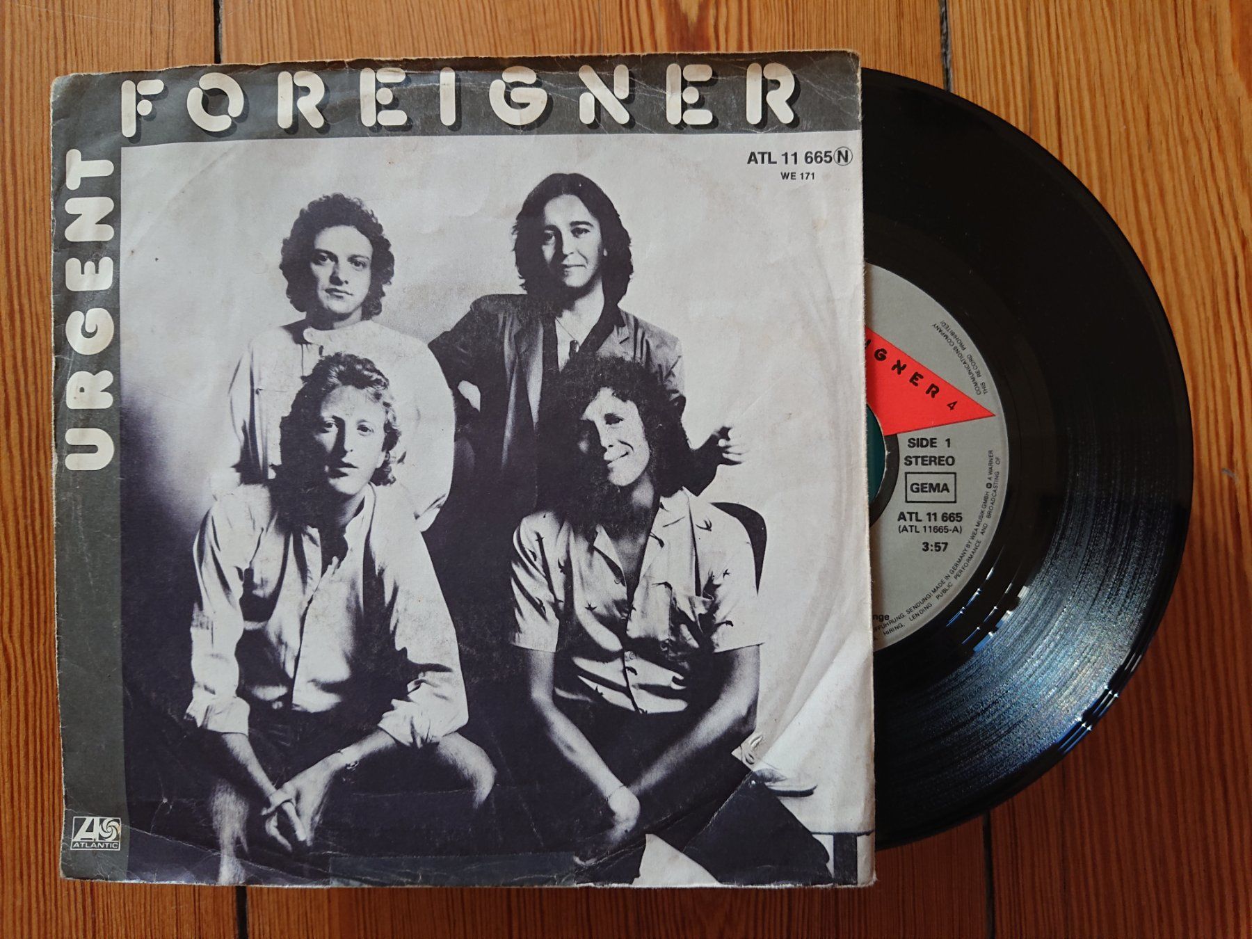 Schallplatten: FOREIGNER - Urgent (Single, 1981) – Gebraucht aus Genève von othhei