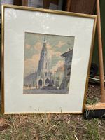 Bern Münster , Aquarell ,Signiert (44)
