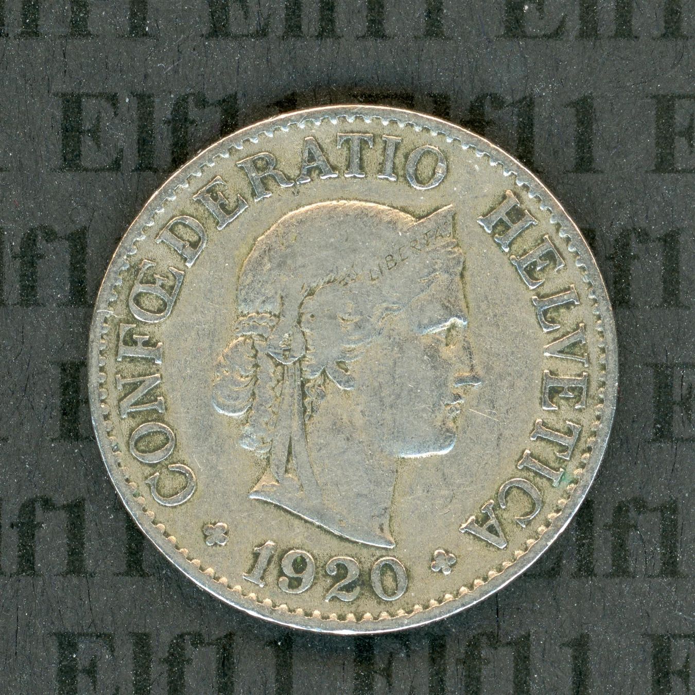 Tutti le monete: CHF___0.10 1920 -ss 10 Rappen – Usato da Widnau venduto da Elf11