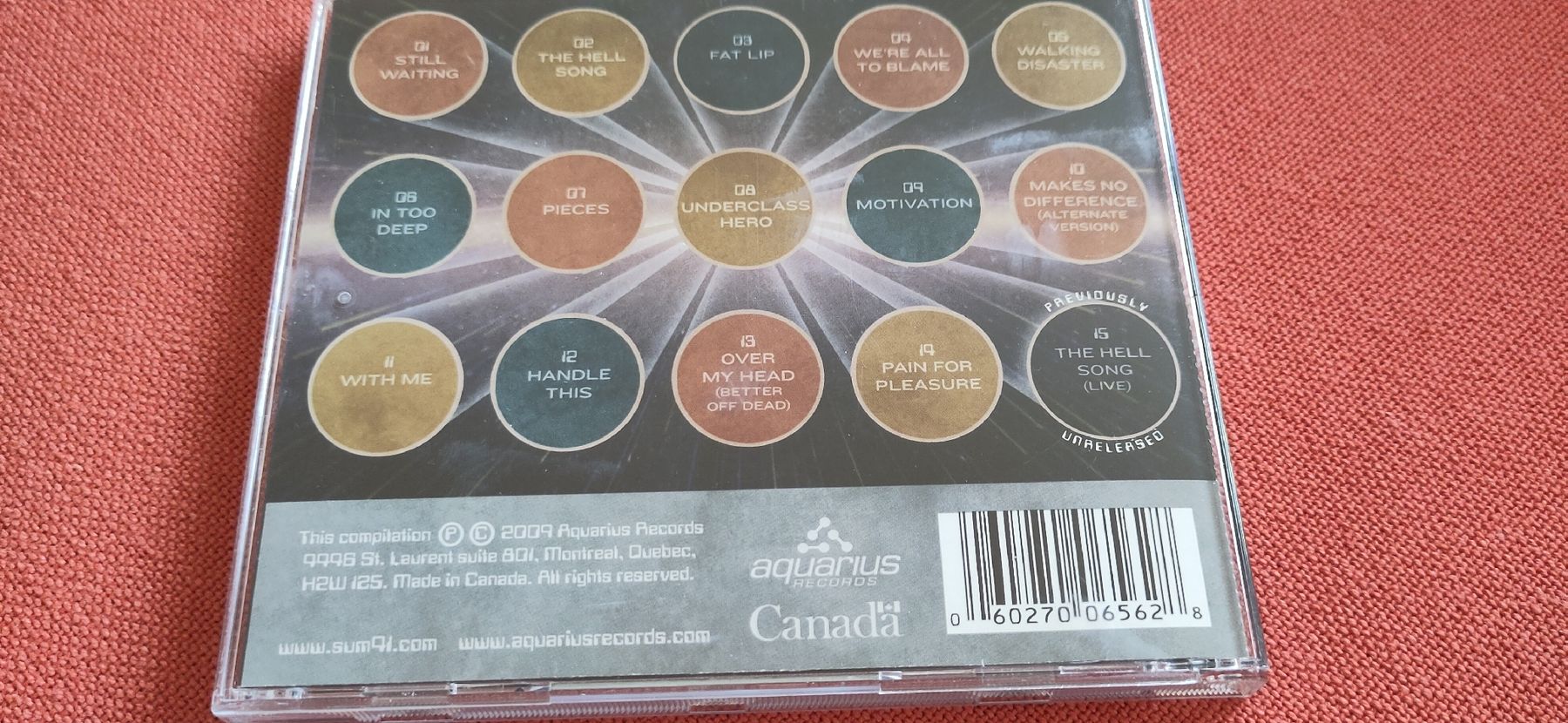 CD: Sum 41 - All the good Shit – Usato da Zürich venduto da Heldel 2