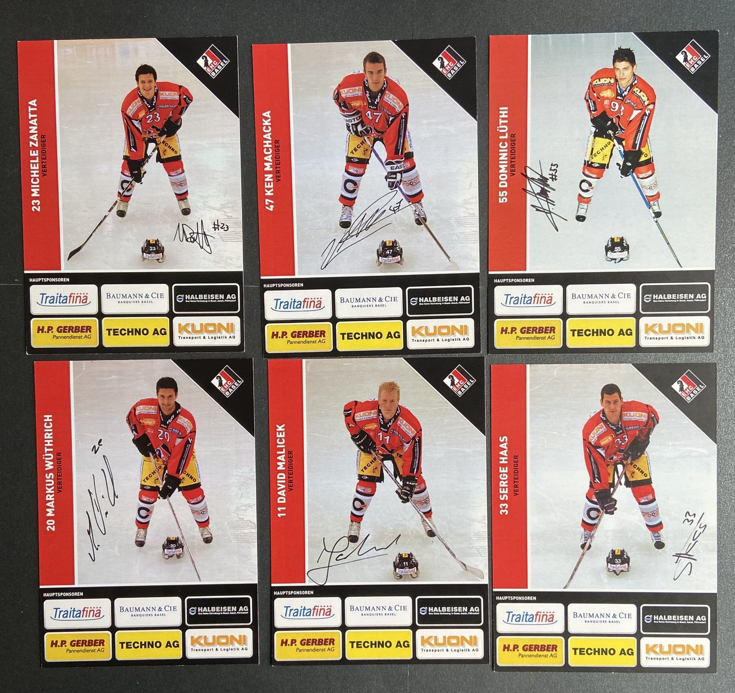Autografi: Autogrammkarten  "EHC Basel-Saison 2008/2009" – Usato da Böckten venduto da Hansi36 5