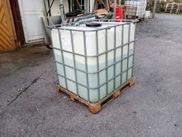 IBC-Tank mit ca 500 LT Destilliertem Wasser