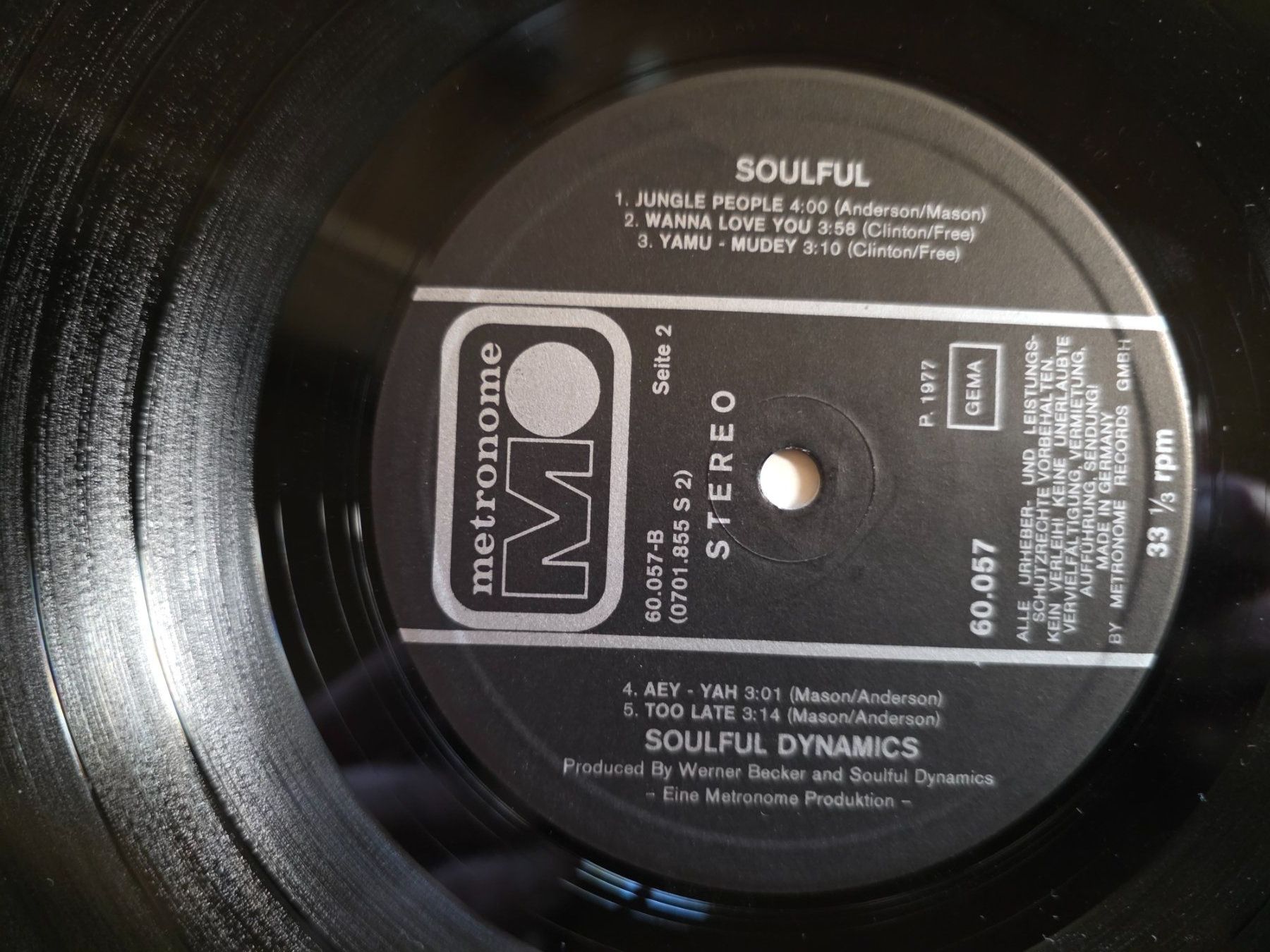 Dischi in vinile: Vinyl LP : Soulful - Dynamics - Metronome 60.057 – Usato da Walterswil BE venduto da Lonitti 5