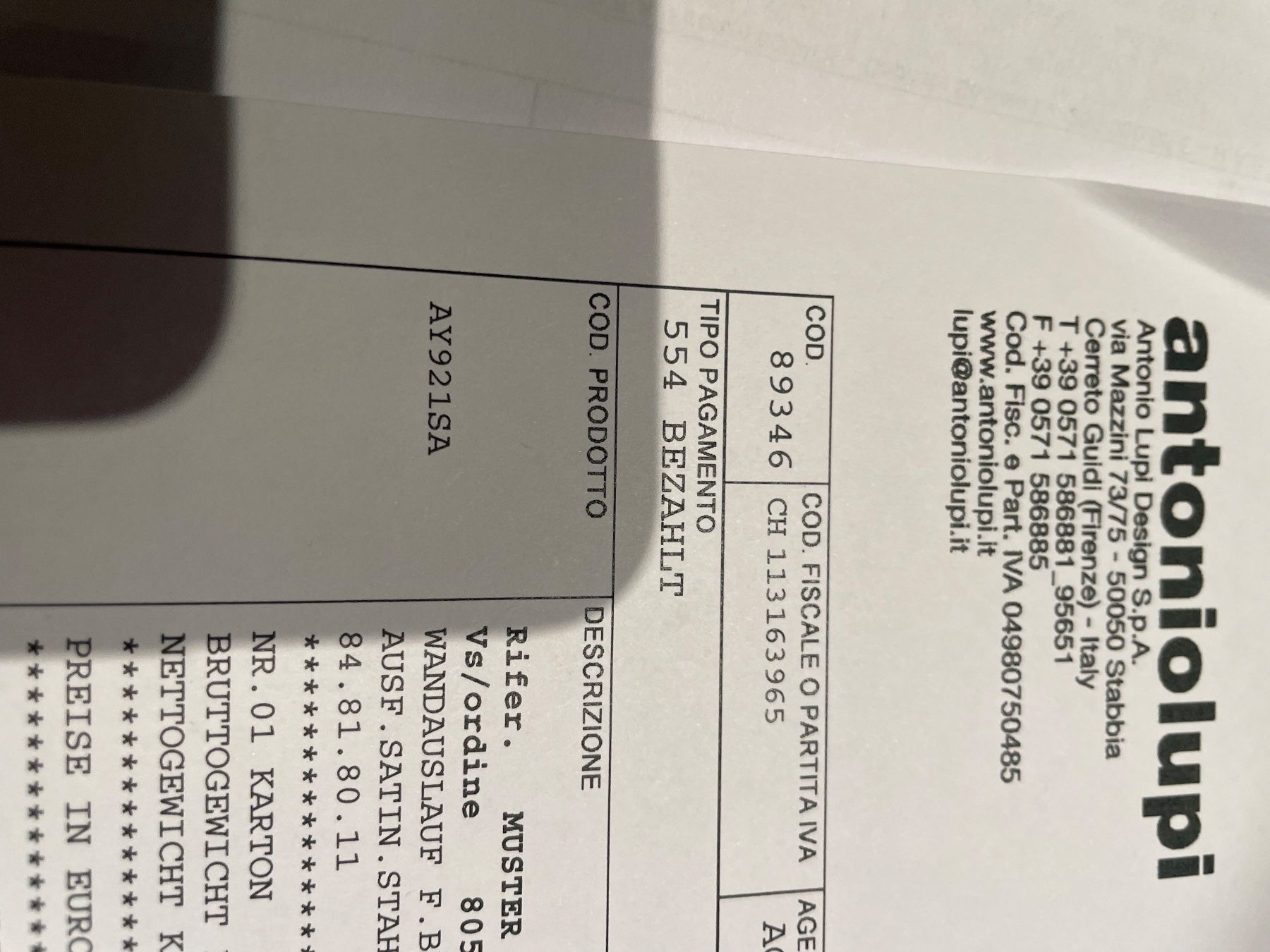 Rubinetteria: Antonio Lupi, Wandauslauf 130mm – Nuovo e nell'imballaggio originale da Bern venduto da RS-Outlet 1