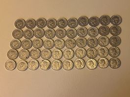 50x 5 Rappen 1933 (voz+)