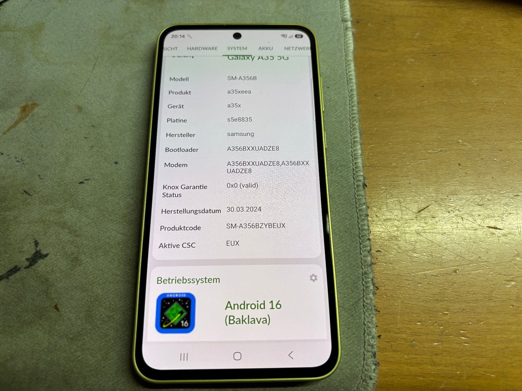 Samsung Handys / Smartphones: Samsung A35 5G 128Gb#4 – Gebraucht aus Au SG von bah_6f5w 5