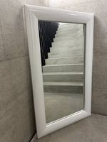 Mirror designer modern white gloss 121 x 72 🤍 Spiegel weiss