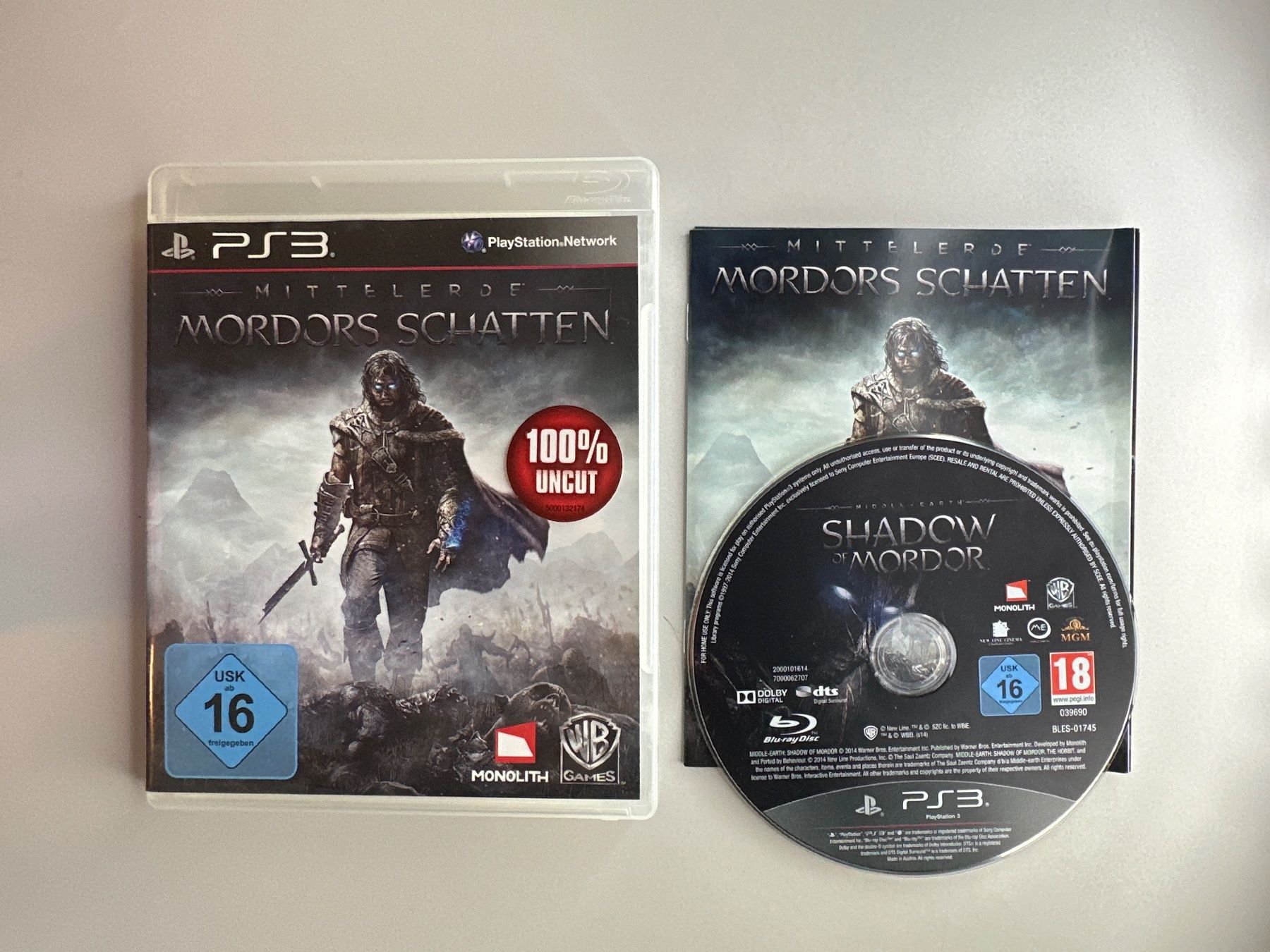 Sony Jeux: Mittelerde Mordors Schatten - PS3 – D'occasion à St.gallen par taduz
