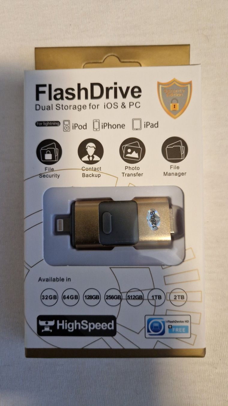 USB Sticks: FlashDrive 128GB LXM, Dual Storage, iOS & PC – Neuf avec emballage d'origine à Laufen par nostalgie0811