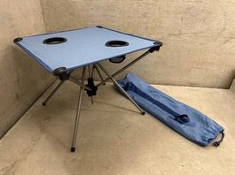 Camping table collapsible +bag 🩵 Campingtisch klappbar