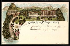 Litho Bürgenstock, Hotelanlagen am See