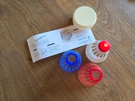 Leuchtender Federball Kunststoff (Set)