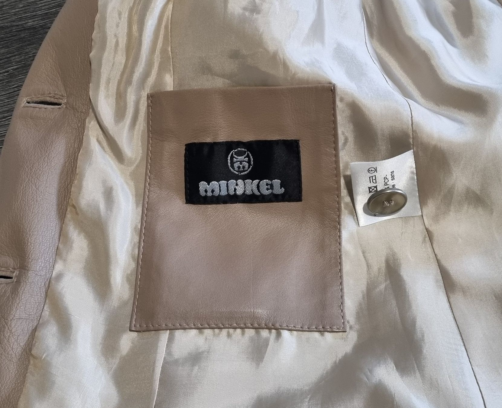 Giacche: Lederjacke beige Minkel – Usato da Uetliburg SG venduto da mafrey63 2