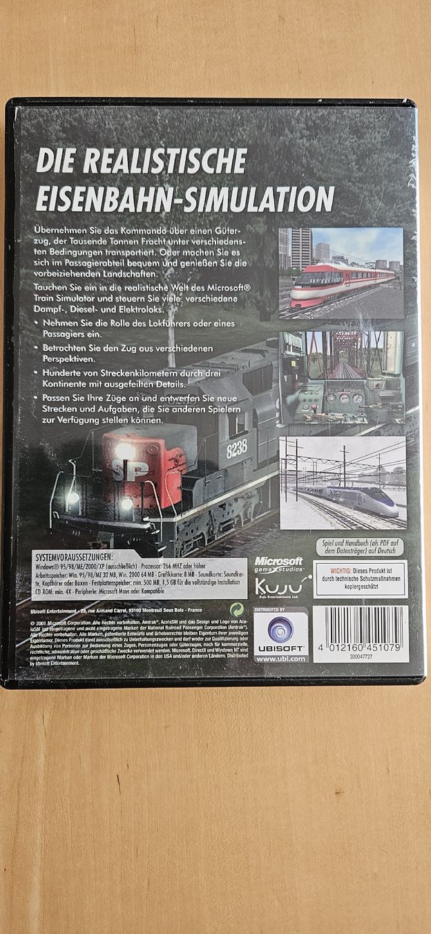Jeux: Microsoft Train Simulator PC-Spiel - Nostalgie pur! – D'occasion à Wettingen par schpucky 1