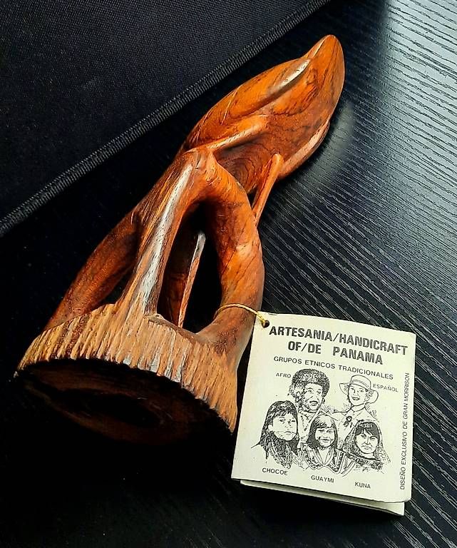 Xilografie: Tukan Holzschnitzerei aus Panama – Usato da Zürich venduto da mar_fw69 2