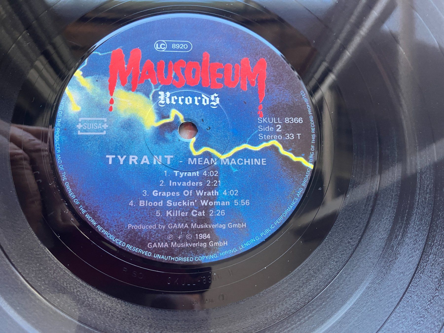 Dischi in vinile: Tyrant – Usato da Aarwangen venduto da Jukebox3 8