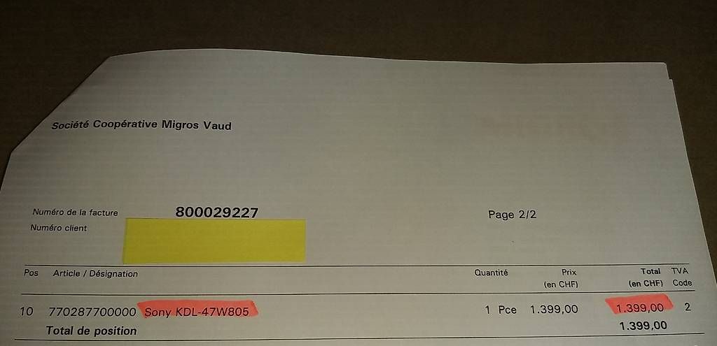 Sony Televisori: TV Sony Bravia KDL-47W805A – Usato da Morges venduto da rem_vkg8 3