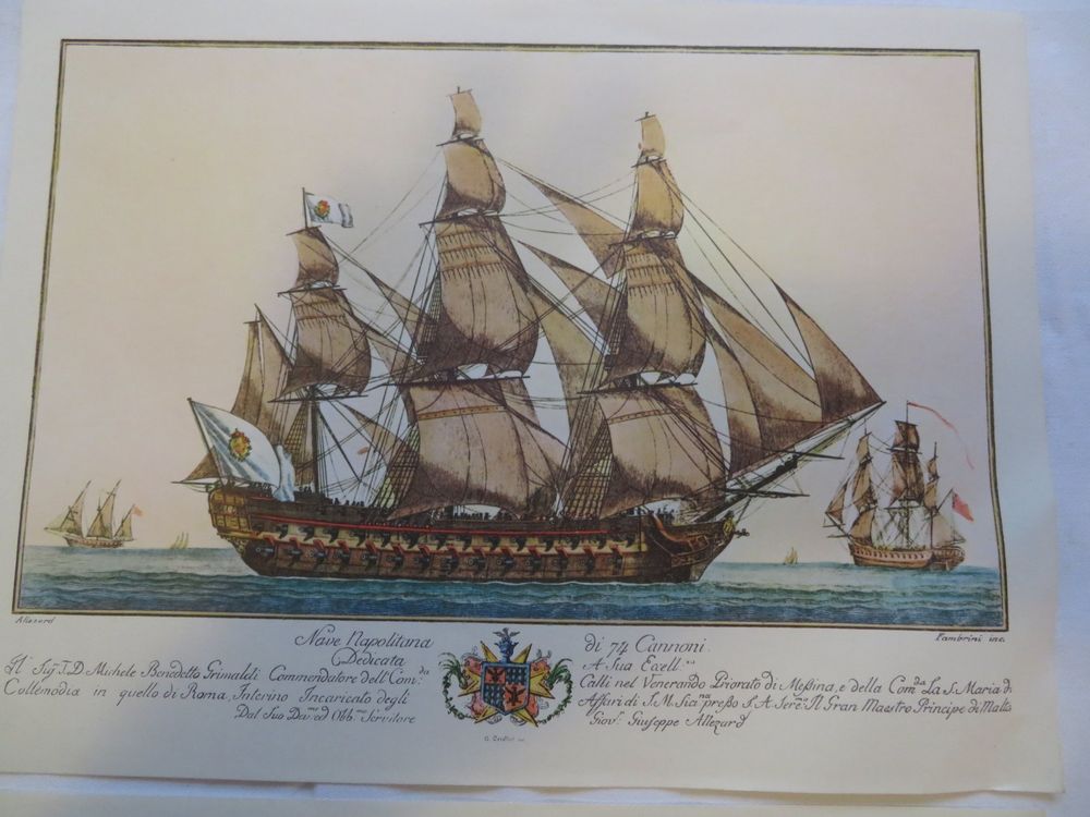 Nave Napolitana und Nave Spagola Drucke Kaufen auf Ricardo