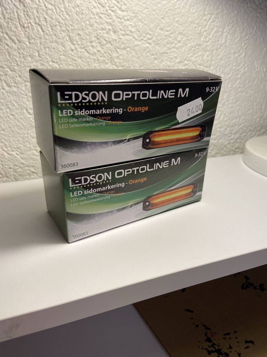 Lampen: LEDSON Optoline M, Orange Seitenmarkierung, Neu! – Neu (gemäss Beschreibung) aus Grosshöchstetten von Faebu_0412 1