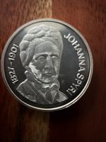 Gedenkmünze Johanna Spyri 20 CHF 2001 neuwertig