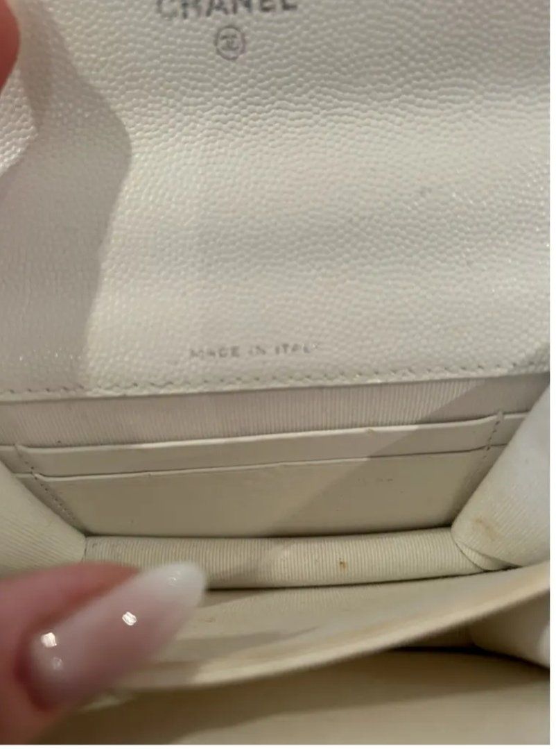 Chanel Borse da donna: Chanel Mini Handtasche Weiss Silber Neuwertig – Usato da Zürich venduto da jia_57tp 4
