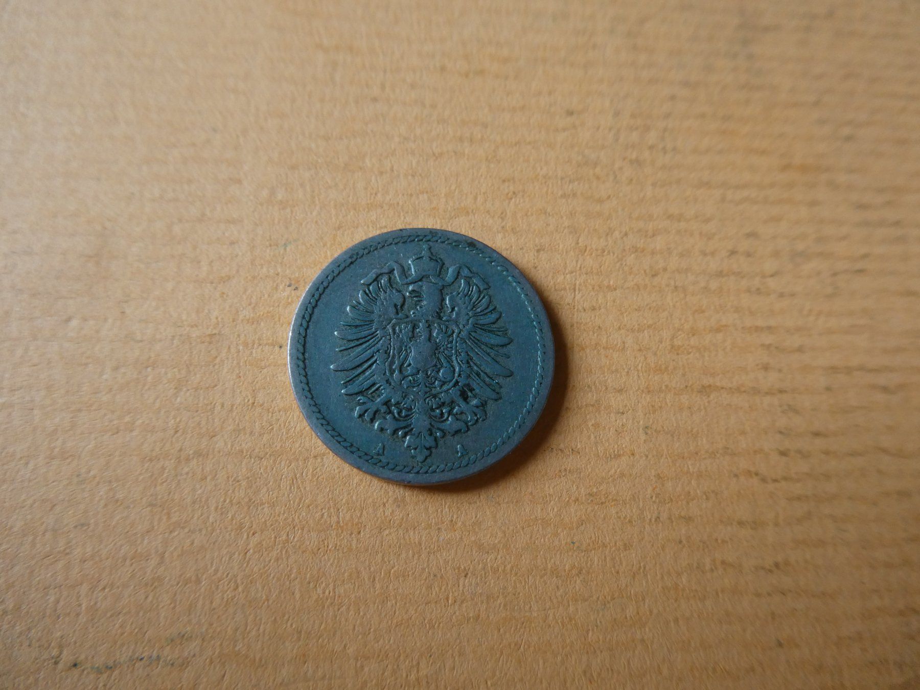 Tutti le monete: Dt. Reich 1888 A, 5 Pfennig – Usato da Hinterforst venduto da Rohusri 1