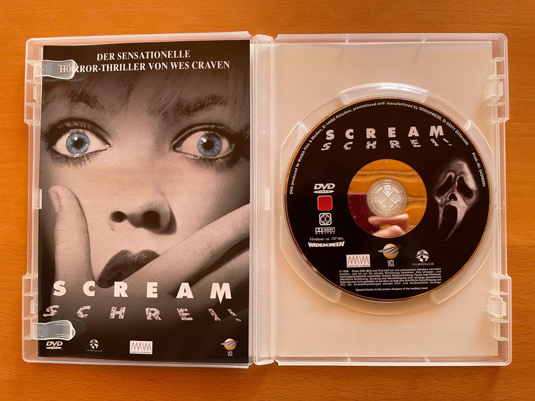 Alle DVDs: DVD Scream – Gebraucht aus Rickenbach BL von Morlog 1