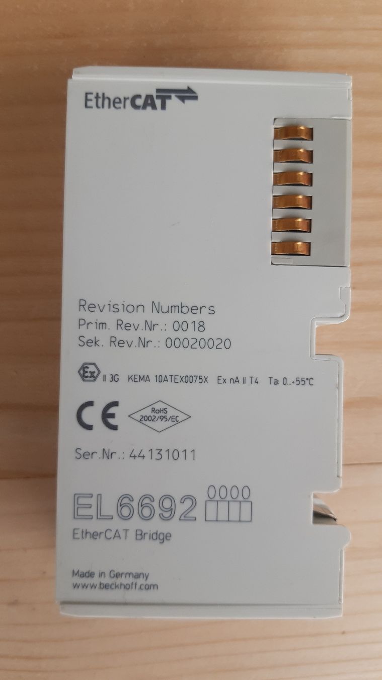 Beckhoff Elektronikbauteile: Beckhoff EL6692 EtherCAT Bridge – Gebraucht aus Oey von Parkplatzbrocki 1